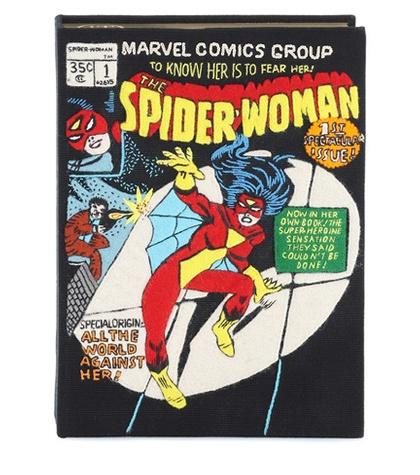Valentino Spider Woman Canvas Book Clutch