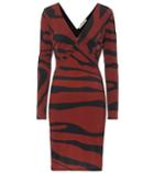 Roberto Cavalli Striped Jersey Dress