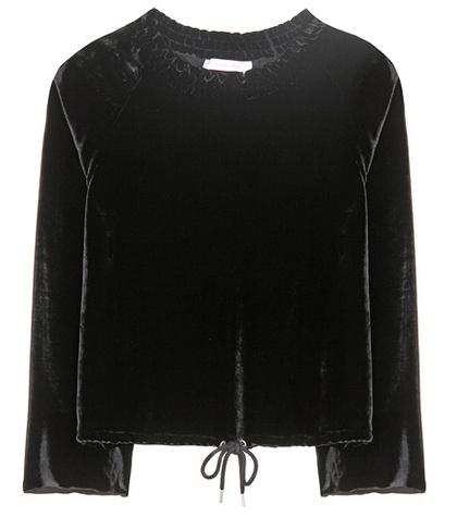 Valentino Velvet Blouse