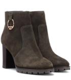 Tory Burch Sofia Suede Ankle Boots