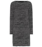 Gianvito Rossi Broken Stripe Cotton-blend Dress