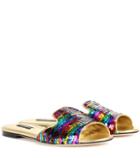 Dolce & Gabbana Embellished Slip-on Sandals