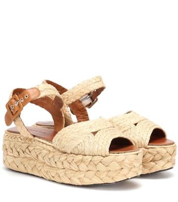 Clergerie Aude Raffia Sandals
