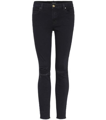 Oscar De La Renta Ankle Mid-rise Jeans