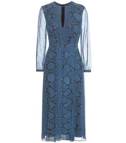 Burberry Jennifer Printed Silk Midi Dress