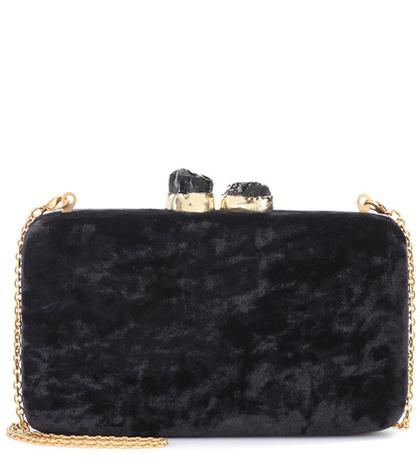 Kayu Margaux Velvet Clutch