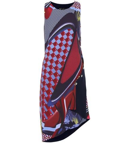 For Restless Sleepers Asymmetric Printed Dress