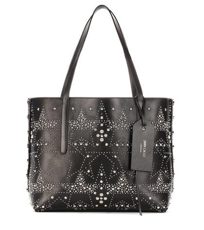 Jimmy Choo Twist Leather Shopper Bag