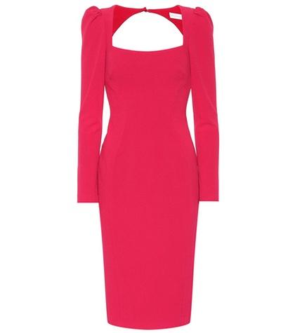 Rebecca Vallance Briar Crêpe Cutout Dress