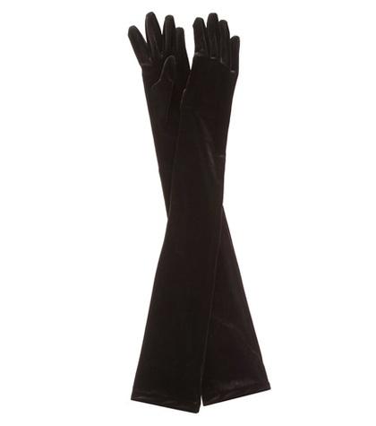 Balenciaga Velvet Gloves