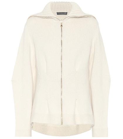 Alexander Mcqueen Cashmere Zip-up Sweater