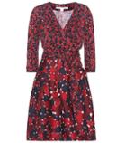 Diane Von Furstenberg Jewel Printed Wool And Silk Dress