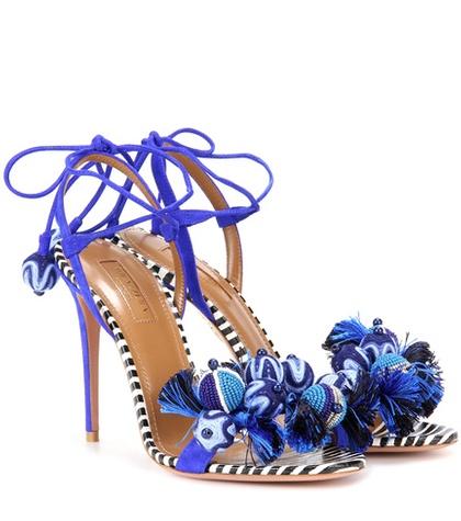 Vetements Tropicana 105 Suede Sandals