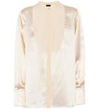 Salvatore Ferragamo Twain Silk Shirt