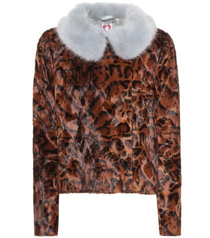 Valentino Betsy Leopard-printed Jacket