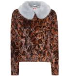 Valentino Betsy Leopard-printed Jacket