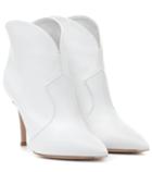 Gianvito Rossi Mable 85 Leather Ankle Boots