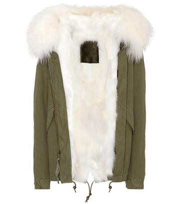 Coach Cotton Parka With Fur Lining