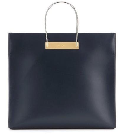 Balenciaga Cable Shopper Medium Leather Tote