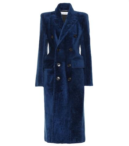 Balenciaga Hourglass Shearling Coat