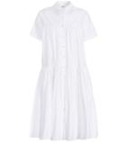 Gianvito Rossi Tiered Puff Cotton Dress