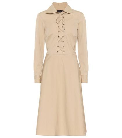 Tod's Cotton Lace-up Dress