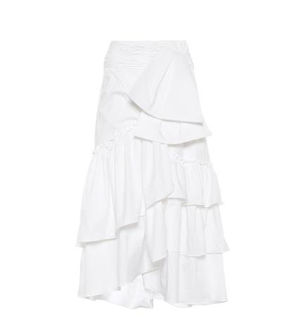 Johanna Ortiz Roswell Cotton Poplin Skirt