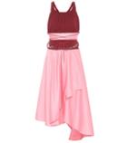 Jw Anderson Linen-blend Midi Dress