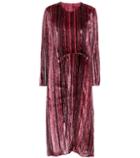 Sies Marjan Maude Silk-blend Velvet Dress