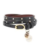 Alexander Mcqueen Studded Leather Wrap Bracelet