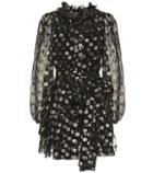 Dolce & Gabbana Dotted Fil Coupé Minidress