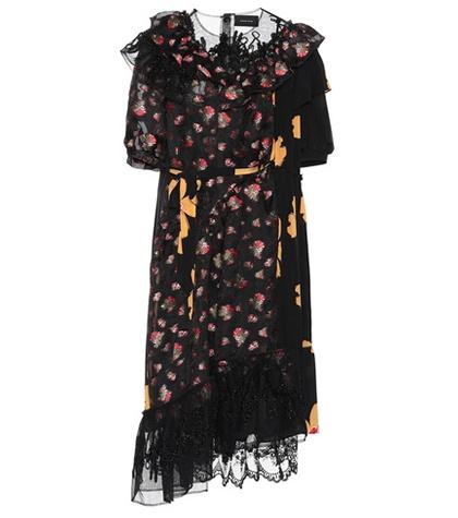 Simone Rocha Floral-printed Fil Coupé Dress