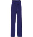 Haider Ackermann Crêpe And Satin Wide-leg Pants
