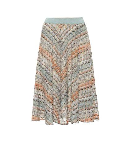 Missoni Knitted Stretch Silk Skirt