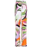 Diane Von Furstenberg Printed Crêpe Trousers
