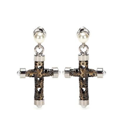 Givenchy Cross Embellished Earrings