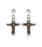 Givenchy Cross Embellished Earrings