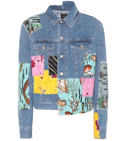 Loewe X Paula's Ibiza Patchwork Denim Jacket