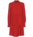 A.p.c. Jones Wool And Silk-blend Dress