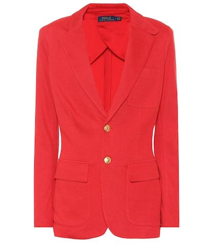 Polo Ralph Lauren Cotton-blend Knit Blazer