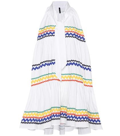 Lisa Marie Fernandez Ric Rac Baby Doll Cotton Mini Dress