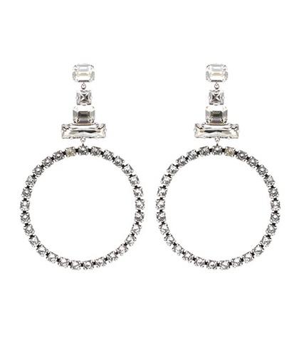 Isabel Marant Crystal-embellished Hoop Earrings