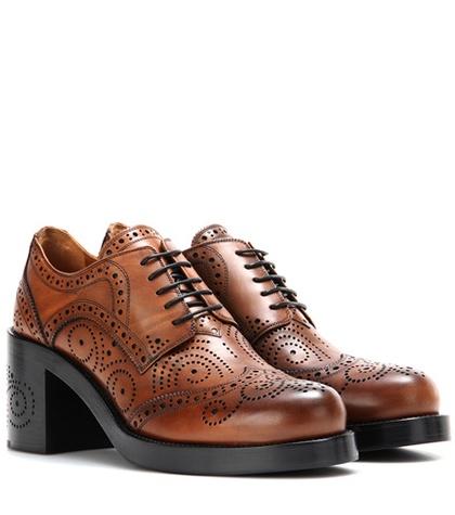 Miu Miu Leather Brogues