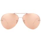 Simone Rocha Rose Gold-plated Aviator Sunglasses