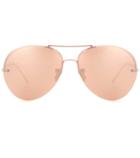 Simone Rocha Rose Gold-plated Aviator Sunglasses