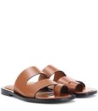 Melissa Odabash Leather Slides