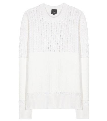 Mcq Alexander Mcqueen Coated Wool Sweater