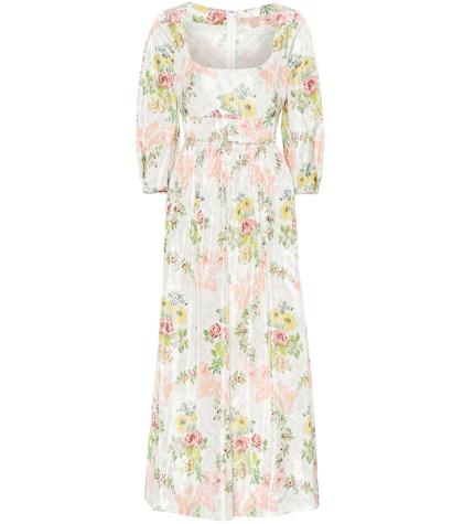 Brock Collection Exclusive To Mytheresa – Ondina Floral Taffeta Midi Dress
