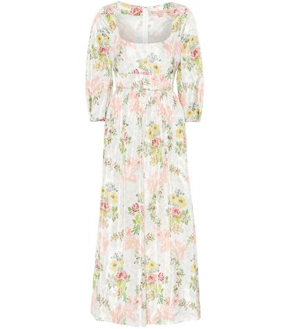 Brock Collection Exclusive To Mytheresa – Ondina Floral Taffeta Midi Dress