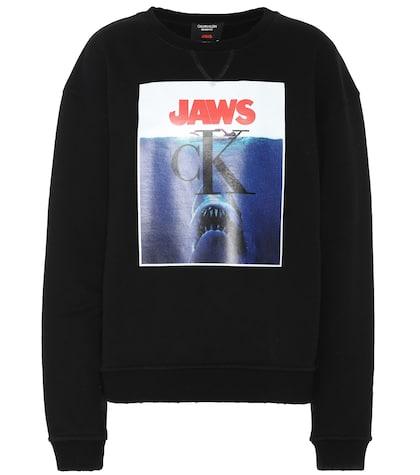 Calvin Klein 205w39nyc Printed Cotton Sweatshirt
